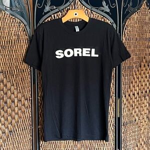 Sorel Poly Blend Black T-shirt Small